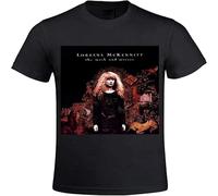 Loreena Mckennitt The Mask and Mirror Men's O-Neck Cotton Tee Shirt Black L