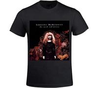Loreena Mckennitt The Mask and Mirror Men's O-Neck Cotton Tee Shirt Black S