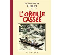 Hergé – L'Oreille cassée – Les Aventures de Tintin – Fac-similé N&B, petit format cartonné