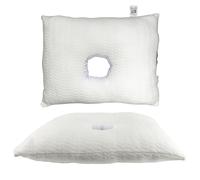 L'Oreiller Original avec Un Trou - Édition Bambou Matelassé [Fabriqué en Angleterre]