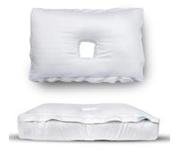 L'Oreiller Original avec Un Trou V2 - Le Meilleur Ami de Votre Oreille [Fabriqué en Angleterre]