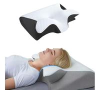 L'oreiller Orthopédique Orthonuit,Oreiller Ergonomique Cervical en Mousse à Mémoire de Forme 3D, en Forme de Papillon - Soutien Cou, Dorsal et Latéral, pour Bureau, Pauses et Dodo