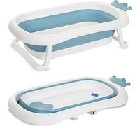 Lorelli Baignoire pour bébé Royal 83 cm pliable, couverture de canal, pieds stables bleu