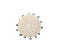 Lorena Canals Coussin Cercle, Coton, Polyester, Vert, 48 x 48 x 30 cm