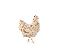 Lorena Canals Coussin Chicken, 36 x 35 x 11 cm, pour chambre ou chambre, fabriqué à la main, beige