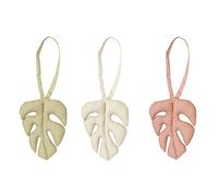 Lorena Canals Lot de 3 pendentifs hochet feuilles