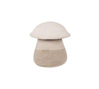 Lorena Canals Panier Baby Mushroom 97% Coton 3% Autres Fibres -Naturel, Lin, Sol Brun- 23x27 cm