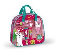 Lorenay 1791 Trousse de maquillage avec accessoires pour cheveux Motif licorne Love Multicolore 40 cm