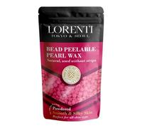 Lorenti Agda Cire chaude, en forme de perles, 250 g, 100% naturelle, pour une épilation sans douleur, idéale pour le visage, les jambes, le bikini et plus encore