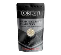 Lorenti Agda Cire chaude, en forme de perles, noire, 250 g, 100% naturelle pour une épilation sans douleur, idéale pour le visage, les jambes, la zone du bikini et plus encore