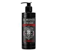 Lorenti Crème après-rasage Eau de Cologne 400 ml | Qualité barbier, guérit la peau, nourrit, odeur longue durée et calme les brûlures - Pour tous les types de peau (sauvage)