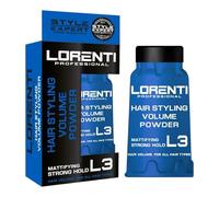 Lorenti Hair Styling Volume Powder L3 - Poudre capillaire 30 g - Tenue forte & finition mate - Poudre volume hommes et femmes - Poudre coiffante pour structure et texture - Cire en poudre