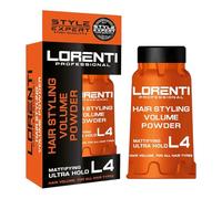 Lorenti Hair Styling Volume Powder L4 - Poudre capillaire 30 g - Ultra Hold & finition mate - Poudre volumisante/coiffante pour un contrôle extrême - Cire en poudre