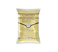 Lorenti Perles de cire dure professionnelle - 1000 g - Épilation indolore de tout le corps et du visage - Végétalien - Cire 100 % naturelle avec moins de douleur - Pour homme et femme - Perles