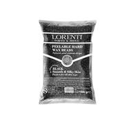 Lorenti Professiona Perles de cire dure noire - 1000 g - Épilation indolore de tout le corps et du visage - Végétalien - Cire 100 % naturelle avec moins de douleur - Pour homme et femme - Perles