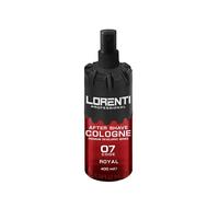 LORENTI Professional After Shave Cologne 07 Code Royal 400 ml - Barber Cologne & Après-Rasage Homme Eau de Cologne Après-Rasage Spray pour Homme - Rafraîchissant & Nourrissant