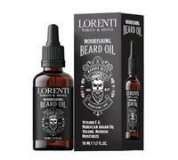 LORENTI Tokyo & Seoul Argan Beard Oil Huile de barbe pour homme 50 ml | Soin quotidien de 3 jours à la barbe complète | Brillance extra