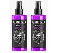 LORENTI TOKYO & SEOUL Eau de Cologne pour barbier 150ml ETERNAL | Spray après-rasage pour homme | Parfum de rasage pour homme - Barber Eau de Cologne | Rafraîchissant et nourrissant - EDC (Lot de 2)