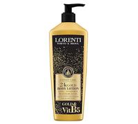 LORENTI TOKYO & SEOUL Lotion corporelle pour femme Or 24 carats 400 ml Crème corporelle avec soin en profondeur Lotion hydratante Soins du corps