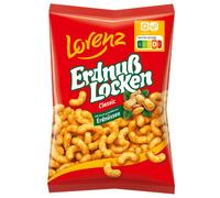 Lorenz Erdnuss Locken Classic Snack de maïs avec cacahuètes moulues 30g