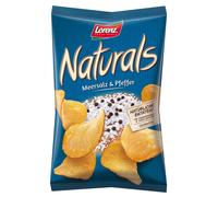 Lorenz Naturals Sel de mer et poivre Chips en barquette grillées 95g