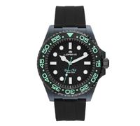 Lorenz Ocean Club 030268DD - Montre de sport pour homme à quartz - Montre avec boîtier en superalliage Soft Touch gris - Bracelet en caoutchouc et fermoir déployant - Sous 100 mètres - Coffret spécial