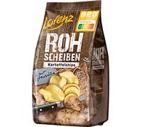 Lorenz Rohscheiben Chips de pommes de terre sel gemme grillées au chaudron 120g