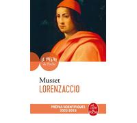 Lorenzaccio - drame en cinq actes - Alfred De Musset - Lgf - Livre