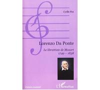 Lorenzo Da Ponte – Le librettiste de Mozart 1749-1838 – L'Harmattan