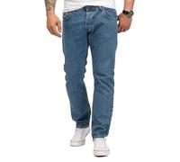 Lorenzo Loren Pantalon jean denim pour homme Look usé Coupe régulière T29 à T44 L30 à L38, 38W / 36L