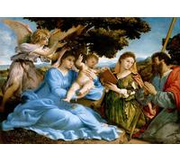 Lorenzo Lotto - Madonna And Child With Saints Catherine And Thomas - Puzzle 1000 Pièces