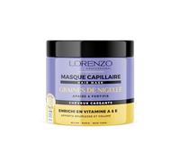 Lorenzo - Masque Capillaire Réparateur à la Graine de Nigelle - Soin Intensif pour Cheveux Abîmés - Sans Sulfate, Paraben, Silicone, Colorant - 500ml