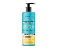 LORENZO PROFESSIONAL Shampoing Revitalisant à l'Argan du Maroc - Hydratation Profonde pour Cheveux Secs - Sans Sulfate, Paraben, Silicone, Colorant - 500ml