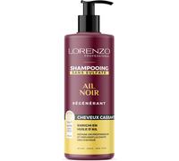 Lorenzo - Shampoing Revitalisant Ail Noir - Pour Cheveux Cassants - Renforce & Stimule - Sans Sulfate, Paraben, Silicone, Colorant - 500ml