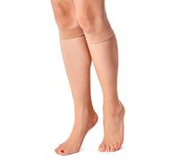 LORES Chaussettes à mailles pour femmes, hauteur genou, modèle losanges, Taille unique