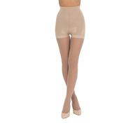 LORES Collant amincissant à taille haute, collant à compression, haut gainant avec effet push-up, naturel, S-M
