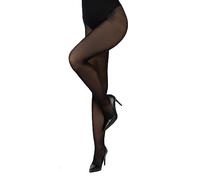 LORES Collants classiques mats pour femmes 40 DEN avec cuisse mi-transparente pour femmes partie invisible du slip style élégant et de soirée Concorde40, noir, S