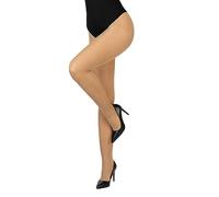 LORES Collants classiques mats pour femmes 40 DEN avec cuisse mi-transparente pour femmes partie invisible du slip style élégant et de soirée Concorde40, Visière., XL