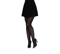 LORES Collants Opaques Doux Femme Concorde 60 Deniers - Bas Classiques Mates en Microfibre Durable Fabrication Italienne Pleine Longueur, Nero XL