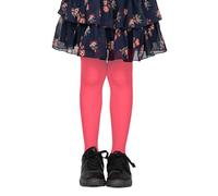 LORES Collants opaques pour fille, Avec pied, Pour l'école de danse classique, 40 deniers, Corail, 98 cm-104 cm
