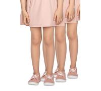 LORES Lot de 3 collants pour filles collants unis semi-transparents collants classiques à pieds pour danse ballet tous les jours 20 DEN Tonia, Natural, 134-140 cm