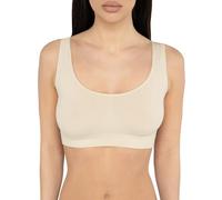 LORES Soutien Gorge sans Armature Votre Compte Brassière Invisible Femme Confort Quotidien Haute Qualité Italienne pour Peau Sensible Brassière Sport sans Couture Douce et Élégante Natural XXL