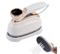 LORESJOY Mini Fer à Repasser Voyage, Mini Défroisseur Vapeur, Fer à Repasser à Vapeur de Voyage Portable, 180 Degrés Pliable Fer à Vapeur, Voyages Vapeur Steamer