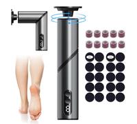 LORESJOY Rapeuse Pieds Electrique, Lime de Pédicure Professionnelle, 9 Vitesses Réglables Rechargeable RâPe Electrique Pieds Pour Peau Morte Rappe Ponceuse Pieds Avec Écran Numérique