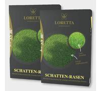Loretta Schattenrasen Premium 2 x 0,6 kg de graines de gazon Graines de gazon Premium