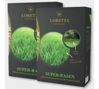 Loretta Superrasen 2 x 1,1kg graines de gazon, graines de qualité, germination