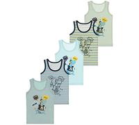 LOREZA ® 5 Débardeur sous-vêtements pour garçons en Coton (140-146 (10-11 Ans), Modèle 3-5 Pack)