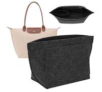 L'organisateur de sac est adapté pour les sacs Longchamp. L'organisateur de sac fourre-tout est également pour Longchamp. Il y a un insert de rangement de sac en feutre. Plusieurs options de taille