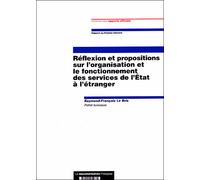 L'organisation et le fonctionnement des services de l'Etat - Collectif - Documentation Francaise - broché - Etude