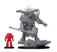 Lorgar Aurelian Daemon Prince personnalisé de W40k chaos Spacemarines Échelle officielle miniature en résine 3D